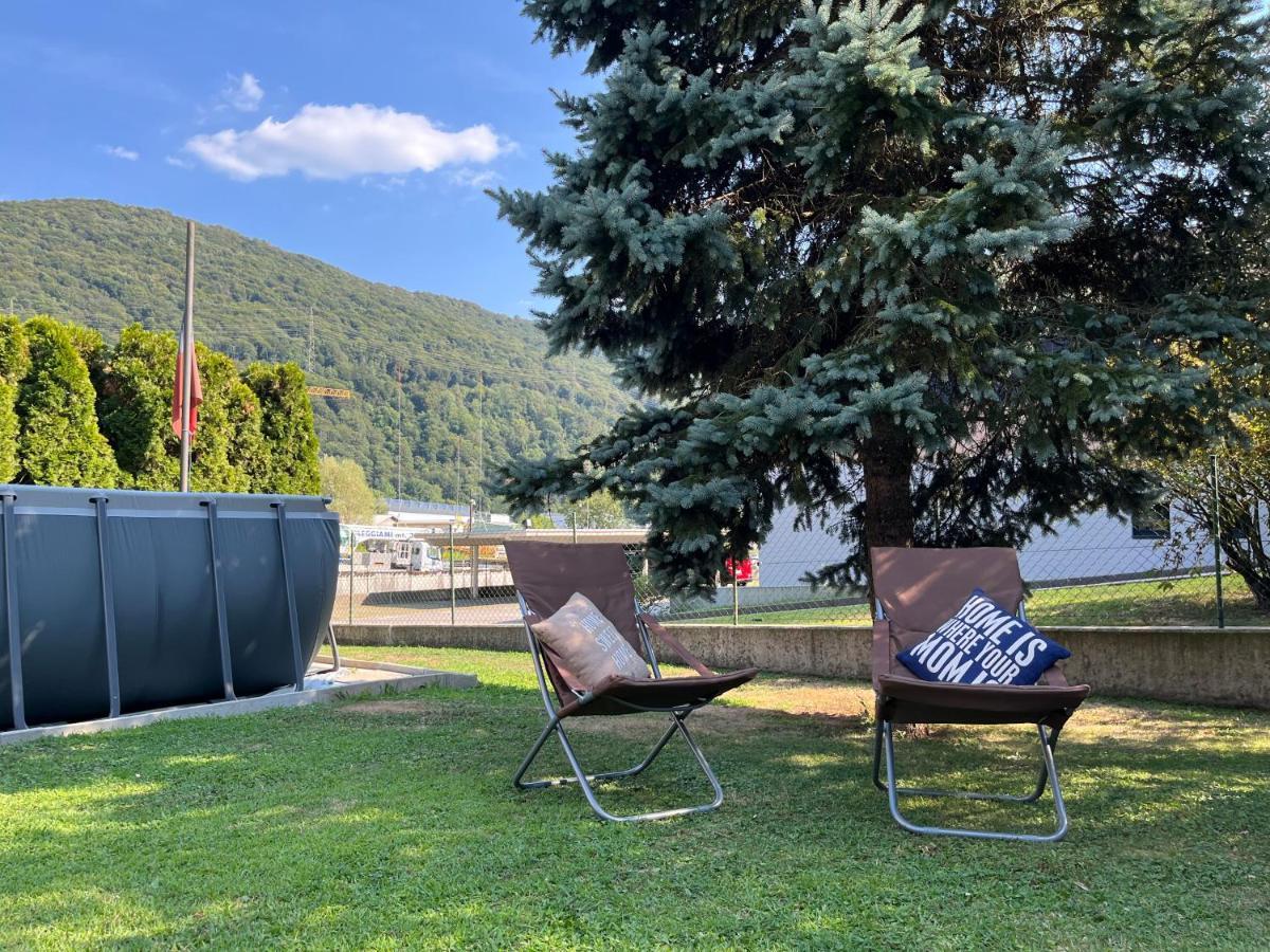 ホテル Casa Stefania Con Giardino A Lugano Grancia エクステリア 写真